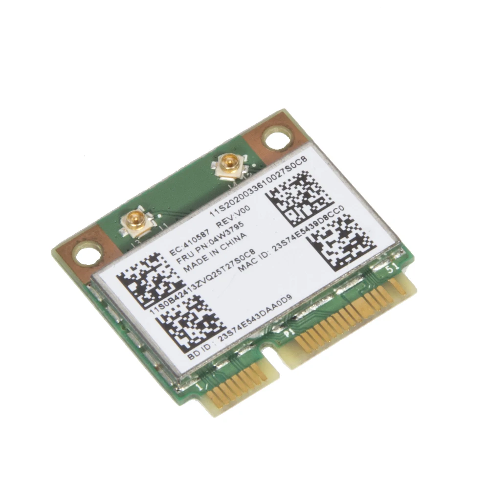 Беспроводной адаптер Wi Fi для Broadcom Half Mini PCI e с BCM943142HM 150 Мбит/с 802.11b/G/N BT 4 0