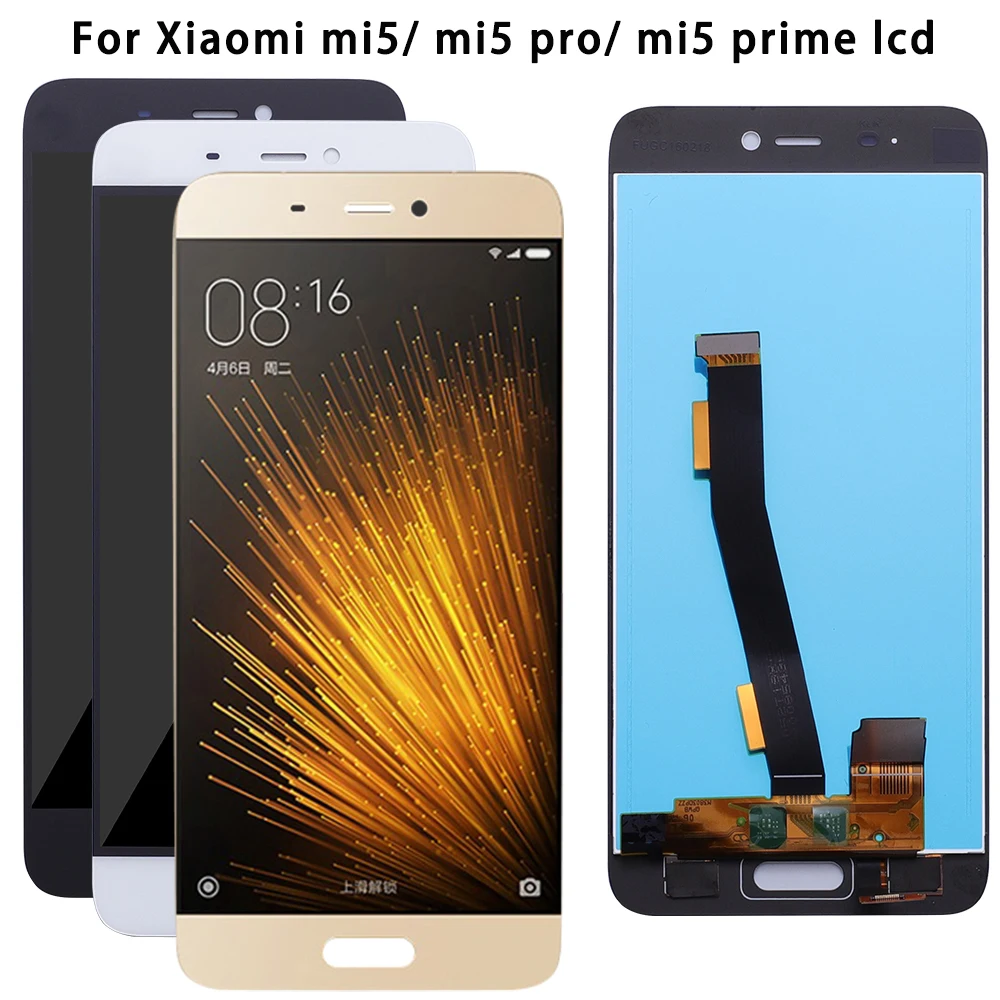 

For Xiaomi Mi5 LCD Touch Screen With Frame LCD Display + Touch Panel Replacement for Xiaomi mi 5 Pro Prime
