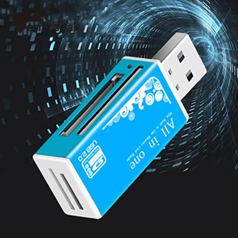 Amzdeal SD кардридер Кардридер Все в 1 мульти карта памяти ридер для Micro SD SDHC TF карта MS micro(M2) MS PR случайный цвет