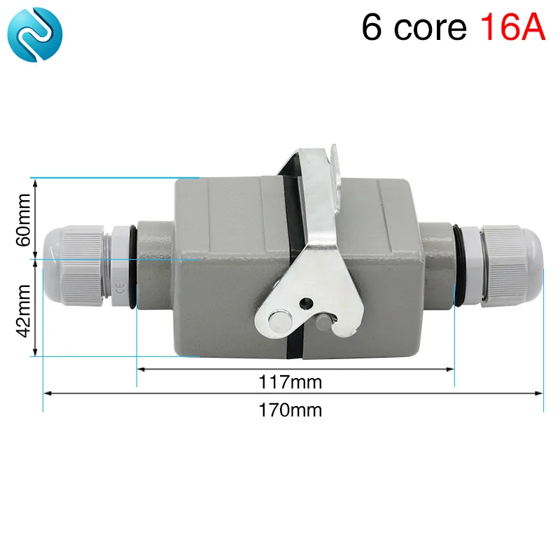 Rectangular-heavy-duty-connector-6-core-butt-type-He-06-waterproof ...