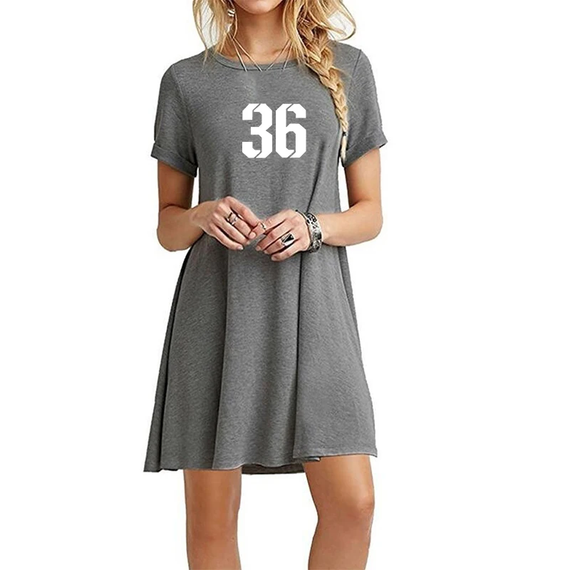 

Women Dress Cotton Dress Summer Casual Female Plus Size Lady Beach Vestidos