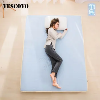 

2018 Top Quality Memory Cotton Mattress 10CM Thickness upgrade Soft Foam Cotton Velvet hotel tatami Sponge mattress