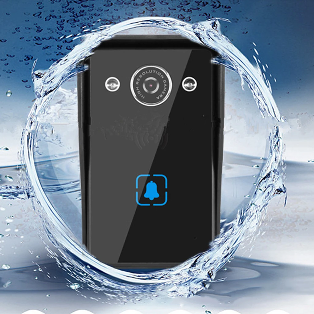 

Wireless Doorbell Camera WiFi Remote IR Video Door Intercom IR Security Bell Phone-AU Plug