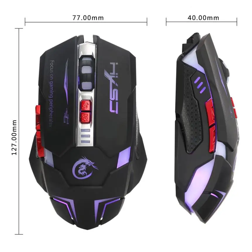Carprie модная новинка 3200 dpi оптическая USB Проводная игровая мышь Мыши для ПК ноутбука компьютера игр Горячая 18Apr4