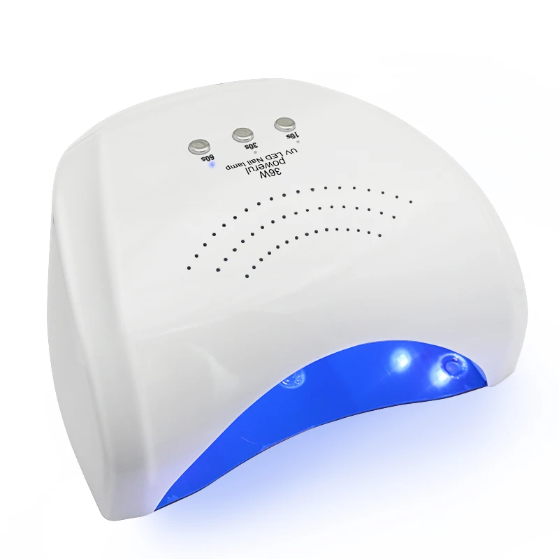 

36W Powerful UV 18 LED Nail Dryer Lamp with Hand Sensor and Super Fast Drying 10s/30s/60s Memory Timers Ideal for Home and Salso