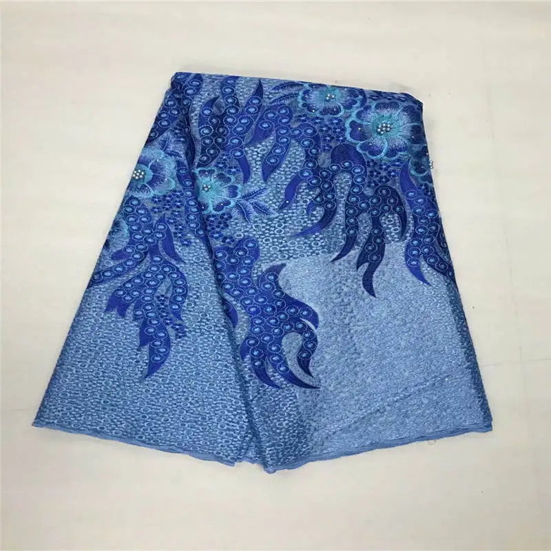 

DF!african lace fabric 2019 high quality lace french mesh fabric beaded stones nigerian swiss lace fabrics for dress ! J42352