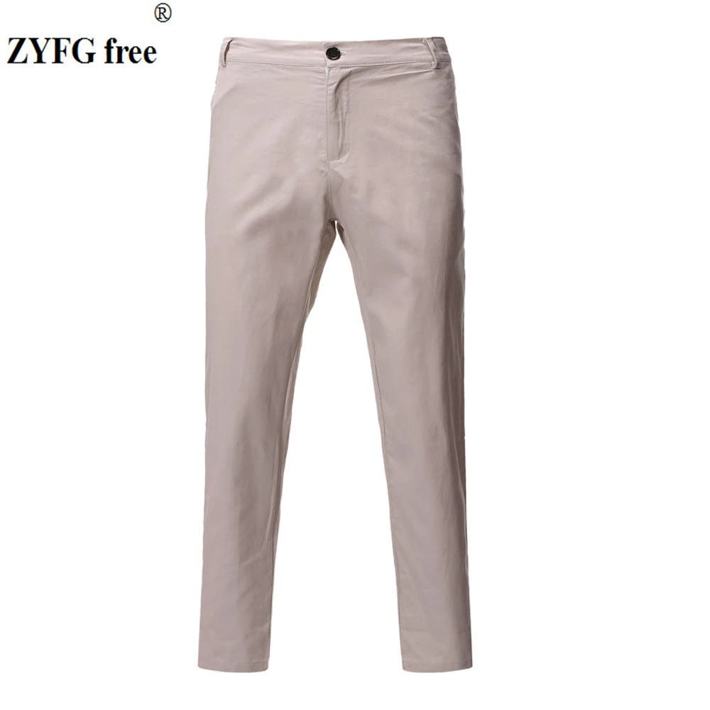 

New hot men's trousers cotton polyester blend trousers 8 color plus size youth pants men youth vitality men's clothing