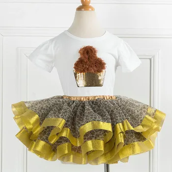 

Cotton sequinLeopard tutu mesh dress Summer causal princess Baby Girls Tutu Dress Children Party Little Girl Kids Clothes Vestid
