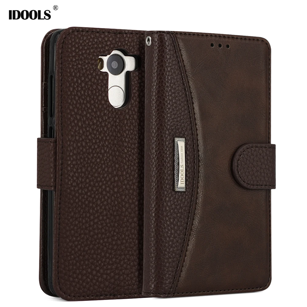 IDOOLS Case for Xiaomi Redmi 5 Plus 6 6A Dirt Resistant PU Leather