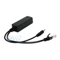 Разветвитель PoE 10/100M со стандартом IEEE 802.3af и выходом 12 В, 1 А, разъем питания 5,5x2,1 мм через Ethernet для IP-камеры — изображение 3