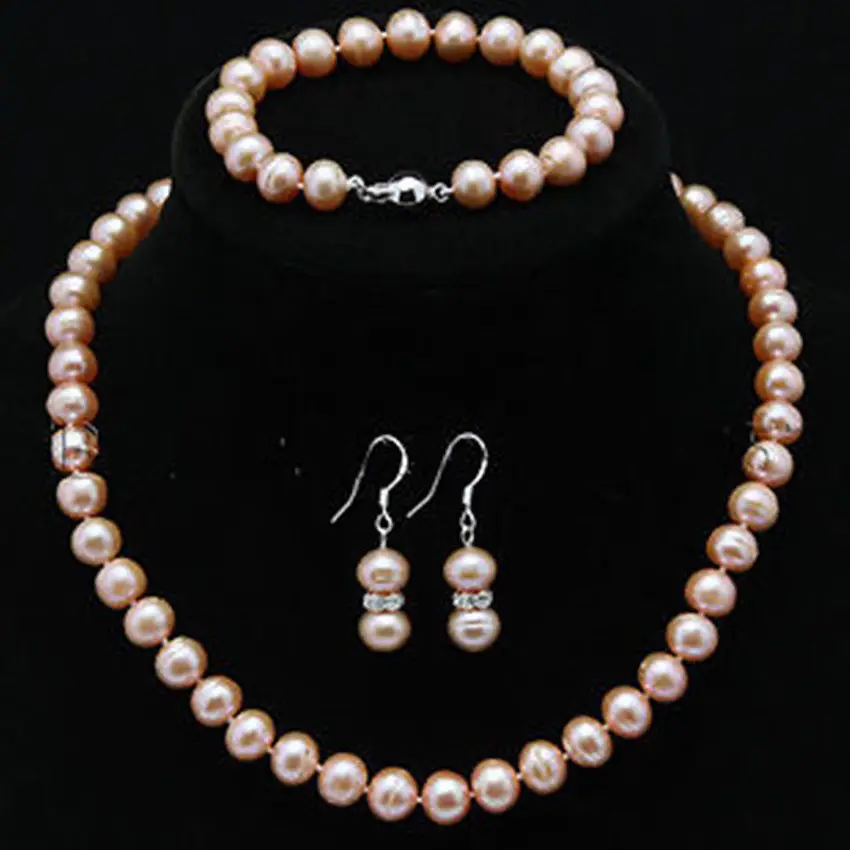 Free shipping Wholesale price +Genuine AAA Cultured Freshwater 7 8mm