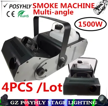 

4PCS/ 1500W smoke machine remote Multi-angle 1500W fog machine professional DJ equipment