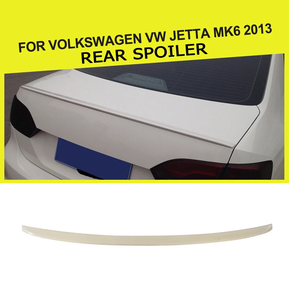 ABS Неокрашенный Серый Грунтовка заднее крыло спойлер Car Boot спойлер для Volkswagen VW Jetta MK6 2013