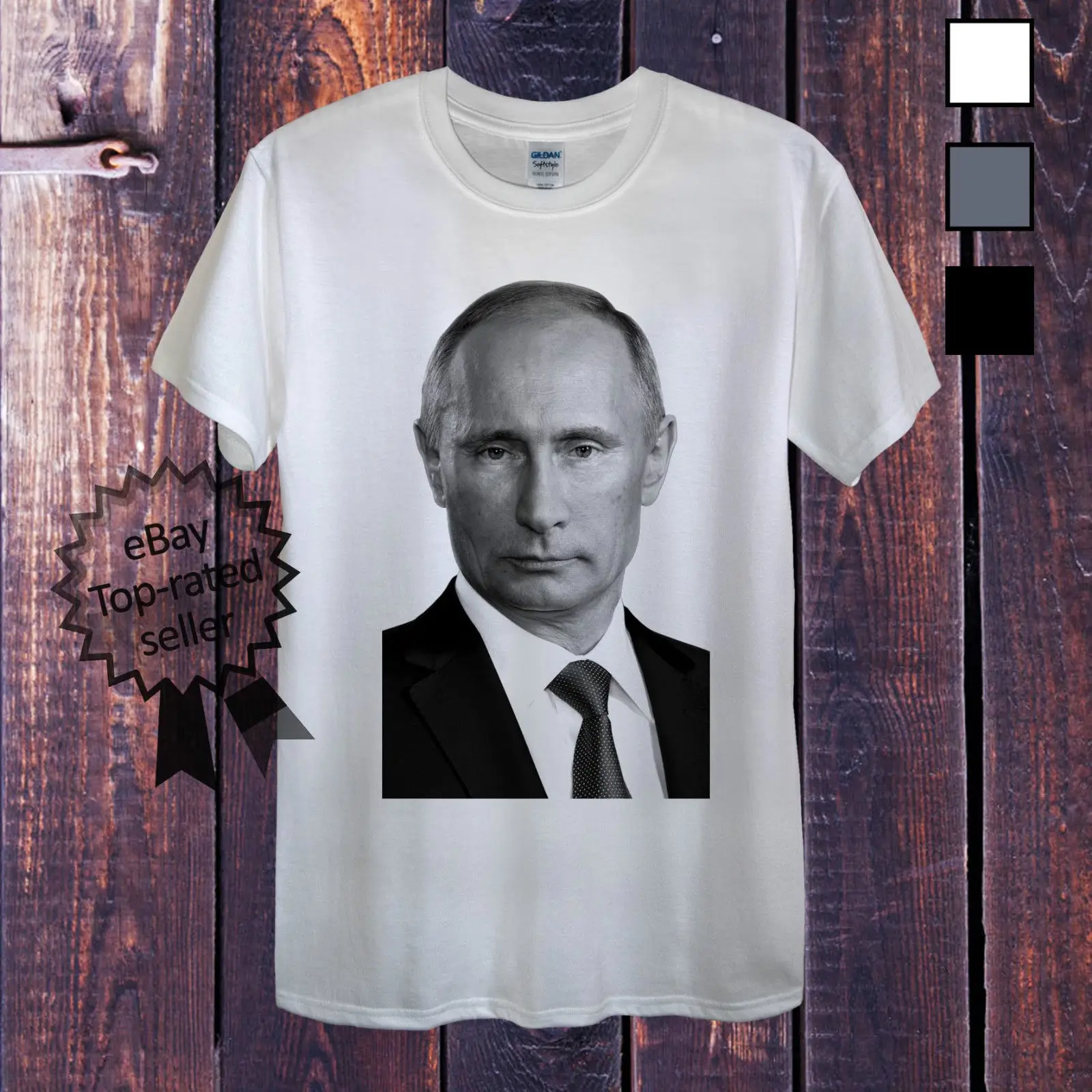 Vladimir Футболка Путин для мужчин или женщин облегающая Россия президент Украина