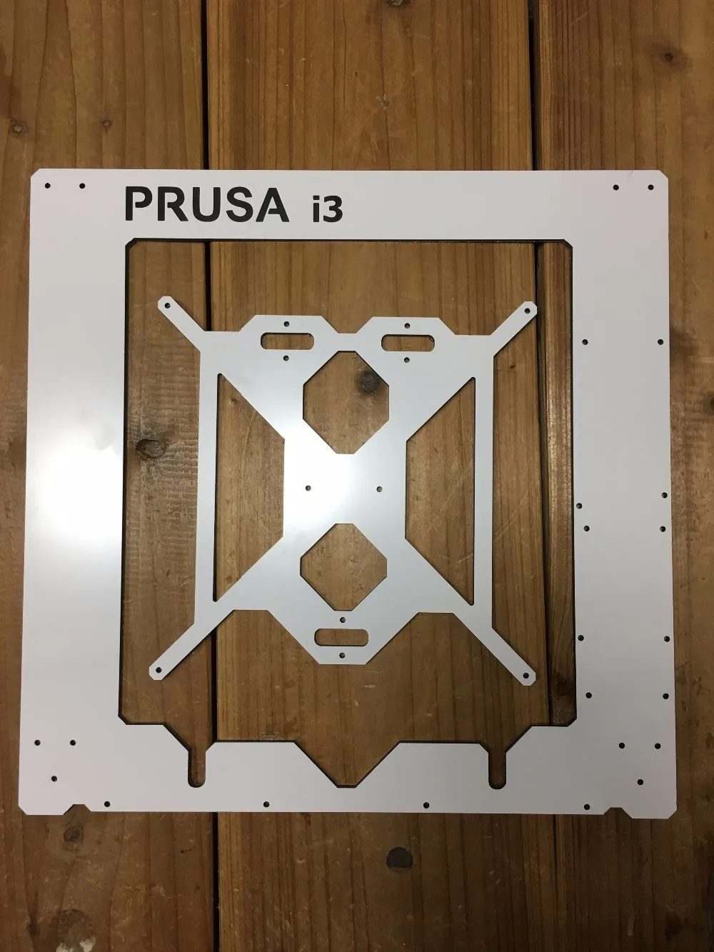 

Prusa i3 Rework 3D printer aluminum composite frame kit RepRap Prusa i3 white color composite plate frame 3D Printer DIY 6 mm