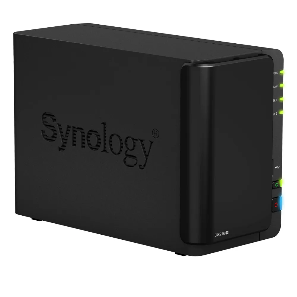 NAS Synology Disk Station DS218+ 2-отсек бездисковый nas сервер nfs Сетевое хранилище Облачное хранилище, 2 года гарантии