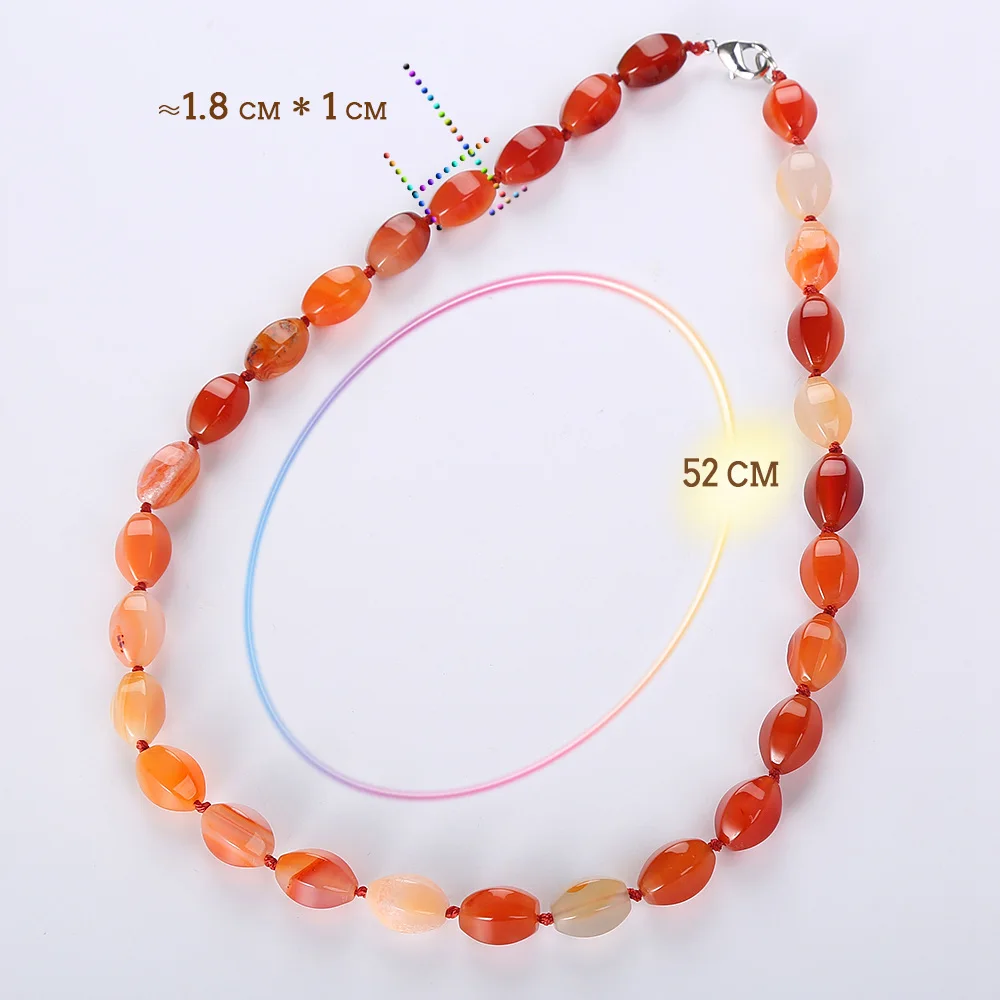 LBLS Ston Beads Necklace Natural Stone Necklaces for Women Necklaces Jewellery Boho Manmade Knotted Ethnic Bohemian Necklace (3)