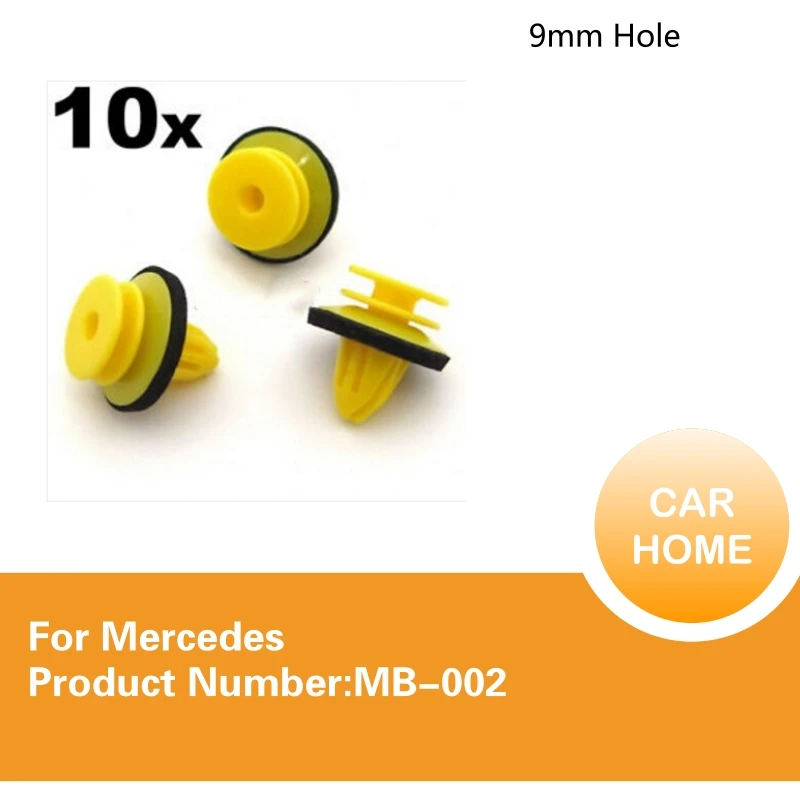 10x For Mercedes Door Card Trim Panel Clips 0019912698trim paneldoor