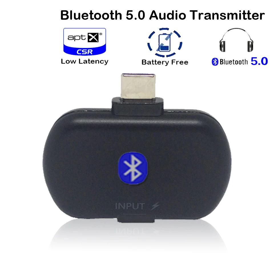 Bluetooth 5,0 аудио адаптер usb type-C Aptx низкая задержка беспроводной Bluetooth аудио передатчик приемопередатчик для nintendo Switch PS4