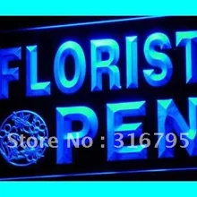 I154 открытый цветочный магазин рекламы светодиодный неоновый свет вывеска Вкл/Выкл Переключатель 20+ цвета 5 размеров