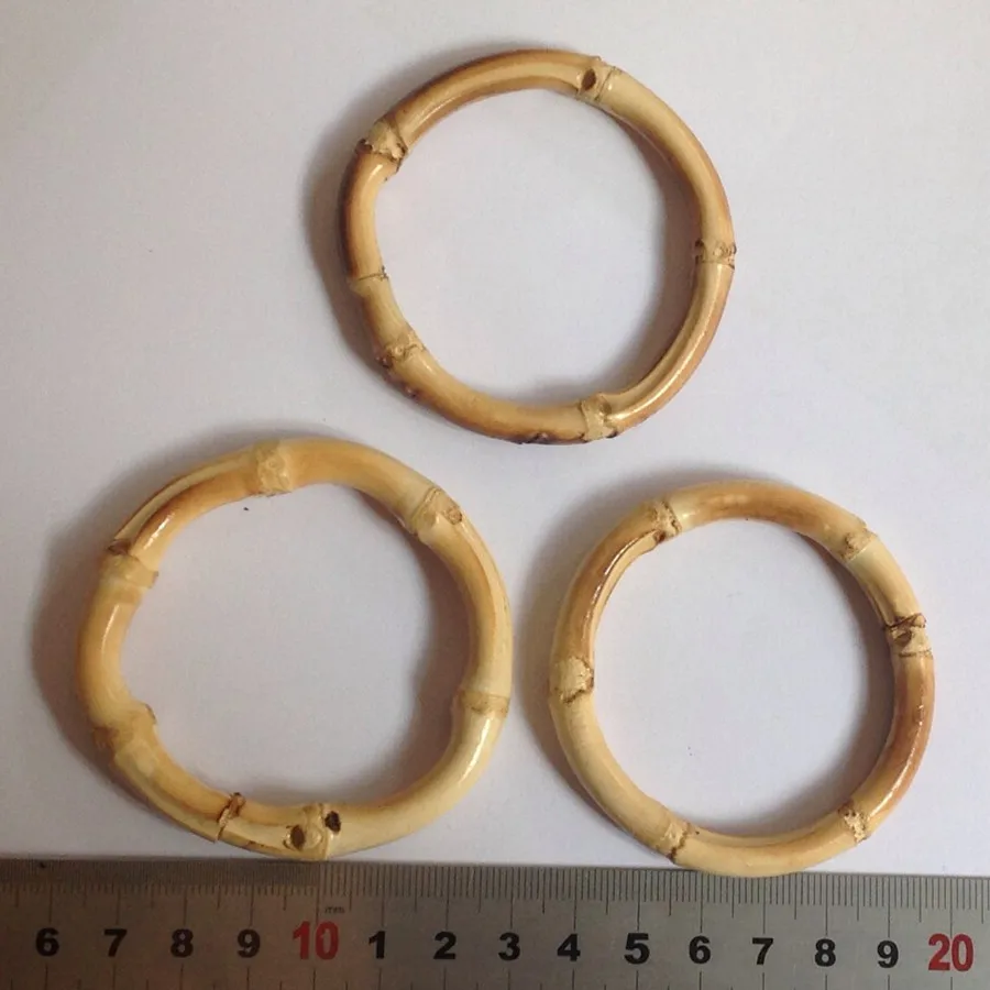 60mm bamboo loop Bamboo ring bamboo accessories for jewelry making 1pcs
