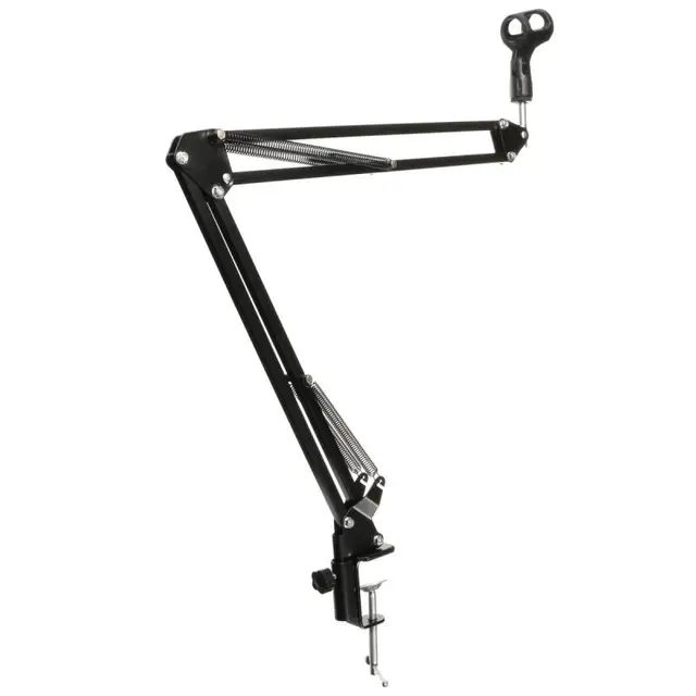 New Recording Microphone Holder Stand Clip Mic Adjustable Suspension Boom Table Bracket With Shock Holder Mount For Micrphones