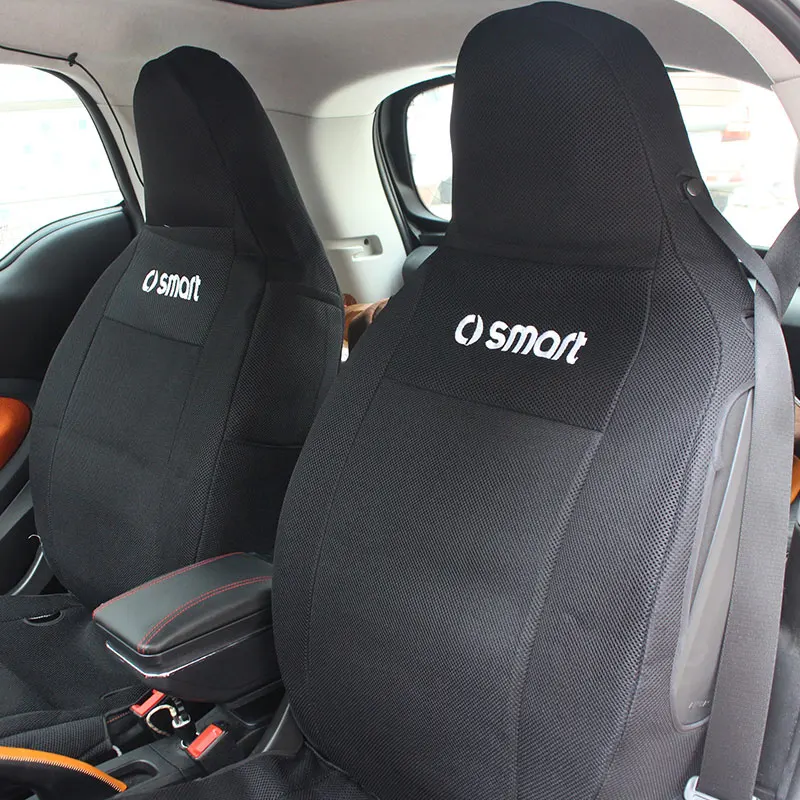 Car seat protector thin mesh mat For Mercedes smart fortwo 451 453 car interior Accessories breathable seat cover Anti-dirt pad