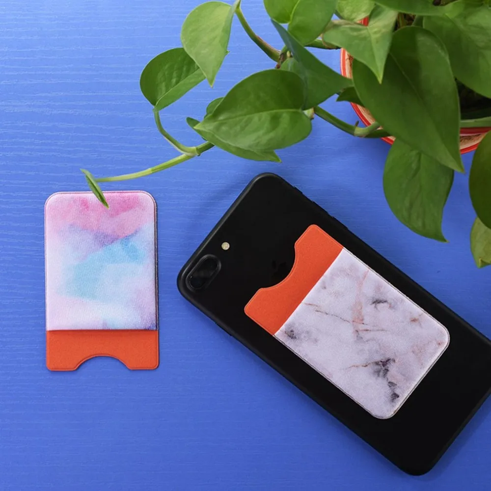 Fashion Cellphone Pocket Solid Mobile Phone Wallet Credit ID Card Holder Pocket Adhesive Sticker Lycra Accessory Fashion Cellphone Pocket Solid Mobile Phone Wallet Credit ID Card Holder Pocket Adhesive Sticker Lycra Accessory