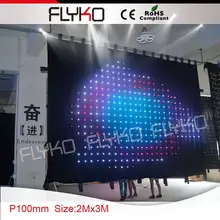 P10 2x3 м гибкий светодиодный сценический экран, мягкий светодиодный занавес в AliExpress
