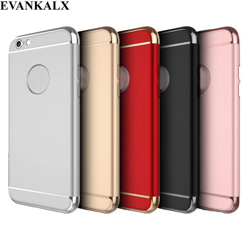 Evankalx Модный чехол для iPhone 7 8 3-в-1 защита с рыцарем телефона 5S se 6 6s Plus X XR xsmax Тонкий |