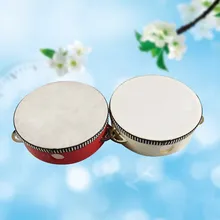 Детский музыкальный ударный инструмент ручной барабан детские музыкальные деревянные барабанные погремушки обучающая игрушка