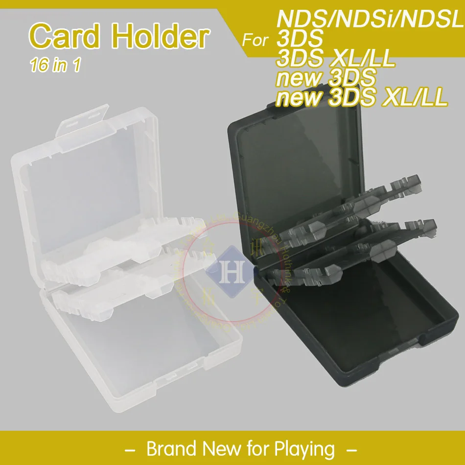 

HOTHINK 16 in 1 Protective Game card Cartridge holder case box for Nintendo New 3DS XL / 3DS LL / 3DS / DS