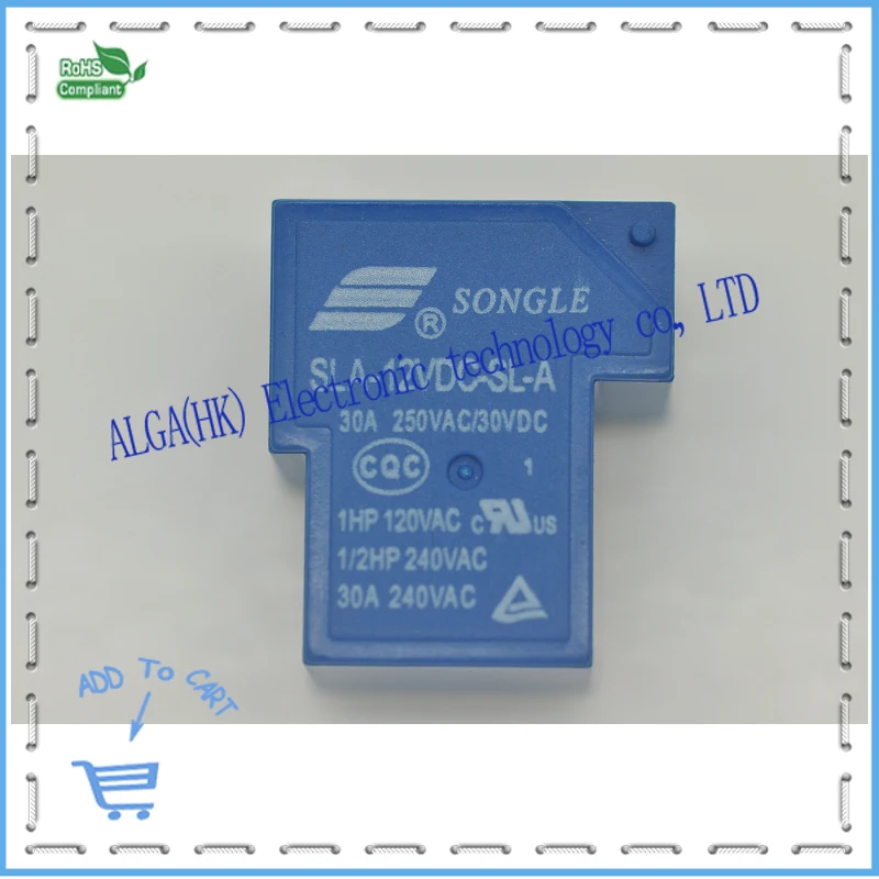 

4-pin | SLA- 05 09 12 24VDC-SL-A 5V 9V 12V 24V T90 30A Components