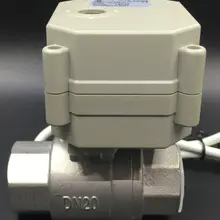 Одобренный CE TF15-S2-C 2-полосная BSP/NPT 1/2 ''Электрический Нержавеющая сталь клапан AC/DC9V до 24 V 3 провода из металла Шестерни