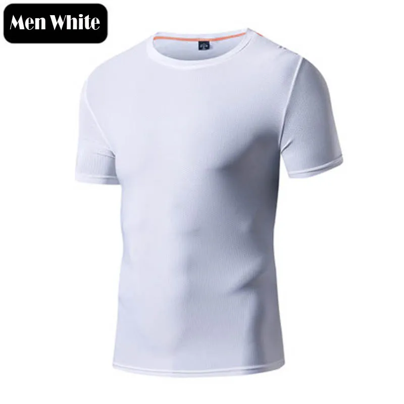 Sport Shirt Men Women Fitness Running T Shirts Breathable Quick Dry Tshirt Outdoor Unisex Gym Training Jogging Sportswear Cloth