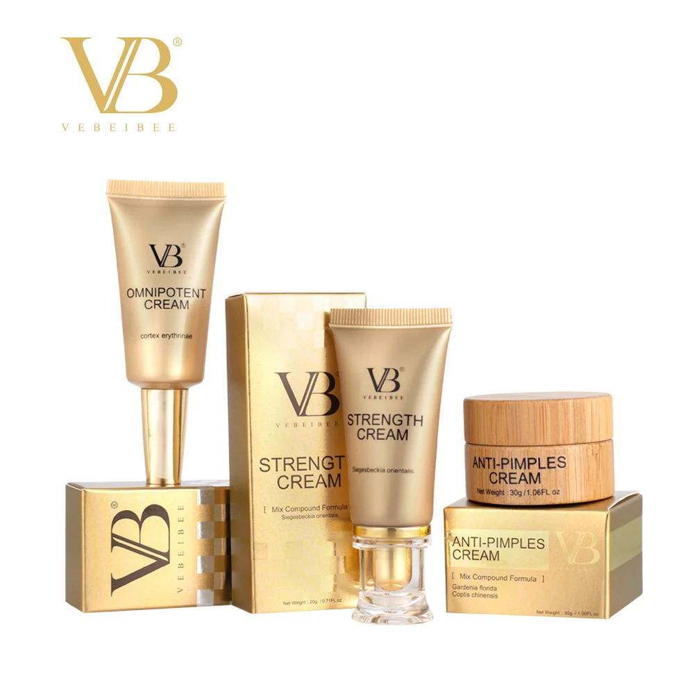

VEBEIBEE Anti-Pimples Cream&Ominpotent Cream&Strength Cream, Mix Compound Formula, New Sets, natural cream,all herb ingredient