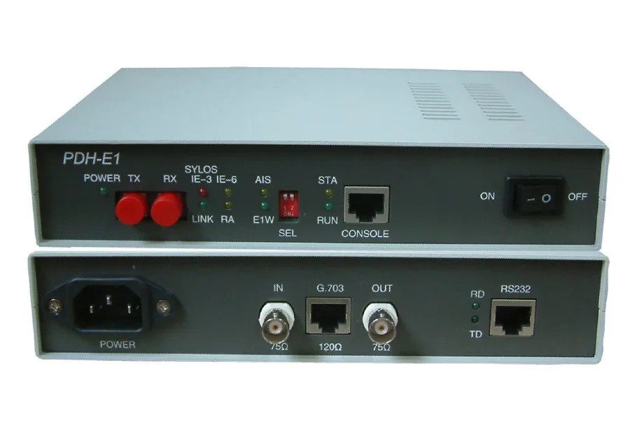 HighTek HT-013 PDH optical fiber switch cat E1 with RS232 PDH to E1 potocol converter