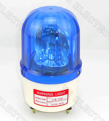 LTE-1101J DC/ AC12V-380V Bulbs Rotary Warning Lamp with Sound Visual Alarm Indicator Emergency Strobe Light Beacon Tower Signal