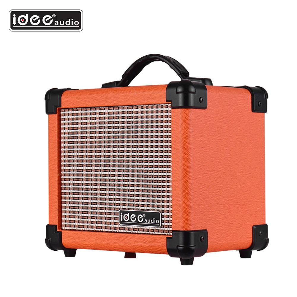 

IDEEAUDIO MA-1 10 Watt Portable Desktop Electric Guitar Speaker Amplifier with Two Adjustable Channels Combo Amp US Plug