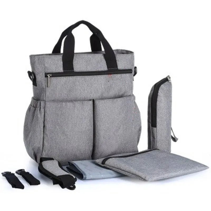

New Fashion Multi-function Baby Bags for Mom Stroller Bag Large-capacity Nappy Backpack Set Mummy Bag F46