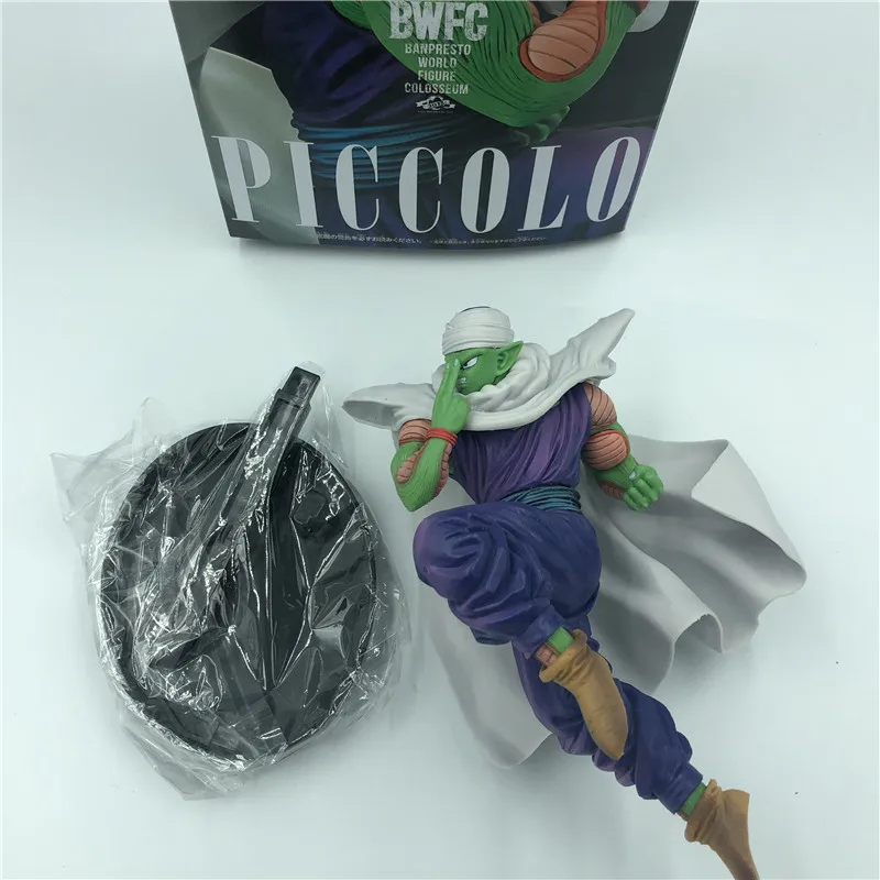 Dragon Ball Z Piccolo против Гоку прыжки битвы Cloakd Ver. Bick кисть Гоку Saiyan ПВХ Рисунок DBZ Коллекция Модель 25 см - Цвет: Piccolo Jump Opp Bag