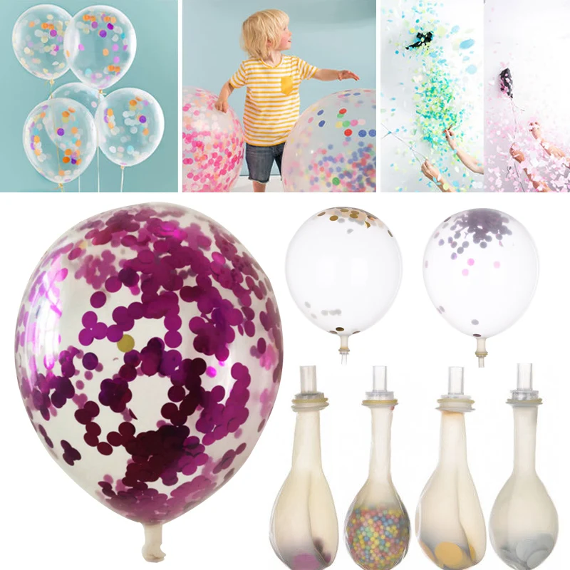 

5Pcs/Bag Magic Birthday Party Supply Latex Balloons With Foam Celebration Decor