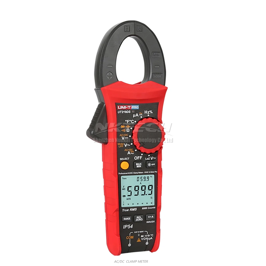 UNI-T UT219E UT219M UT219DS Профессиональный цифровой клещи True RMS LoZ ACV AC/DC Вольт ACA Ом Емкость Freq температура