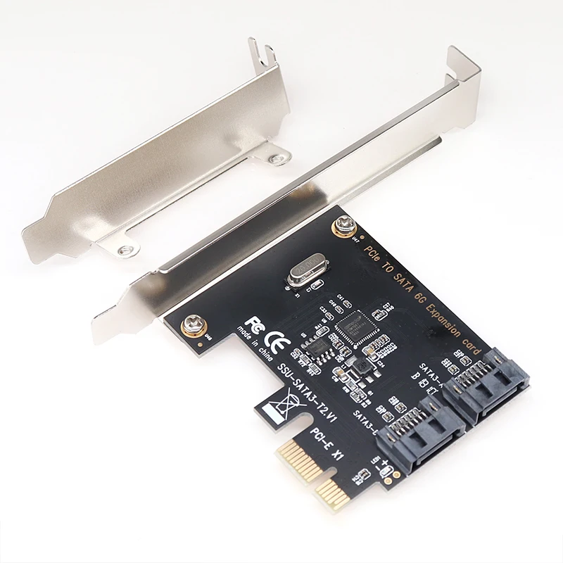 PCI E Express SATA 3 0 карты расширения с кронштейном 2 Порты и разъёмы III SSD sata 6 Гбит