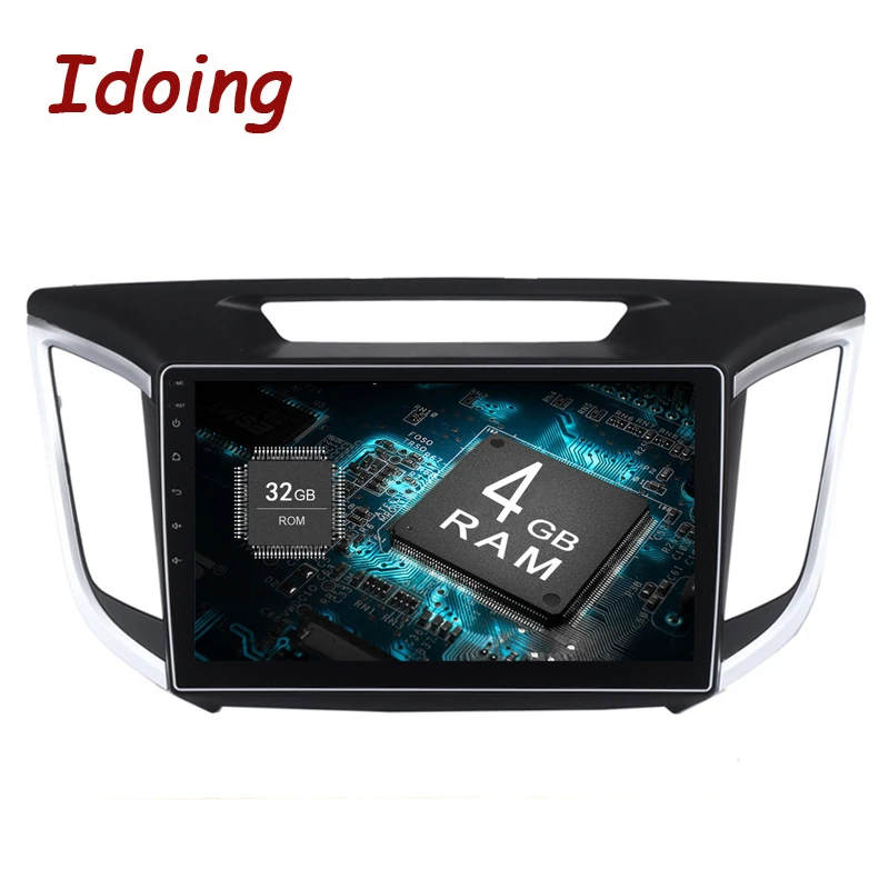 Idoing 1Din 8 Core 10 2 дюймов Android8.0/7 1 автомобильный мультимидийный навигатор плеер для