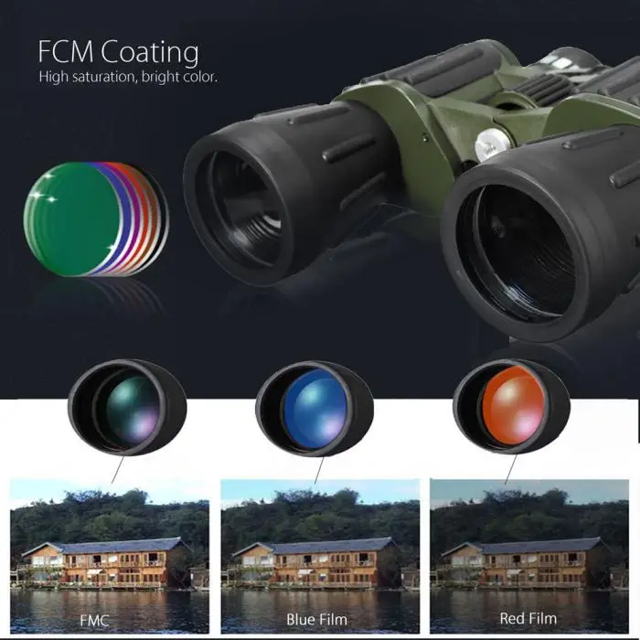 Newest Binoculars Night Vision 60x50 Zoom Powerful HD Optics for Outdoor Camping Travel