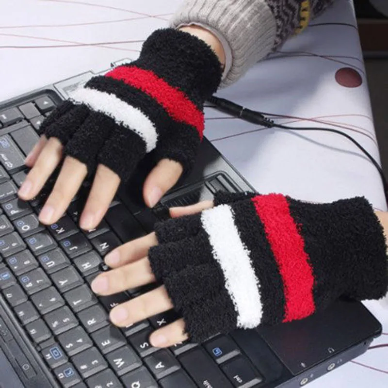 1 пара USB с подогревом перчатки электрические теплые перчатки грелка для рук LBY2018