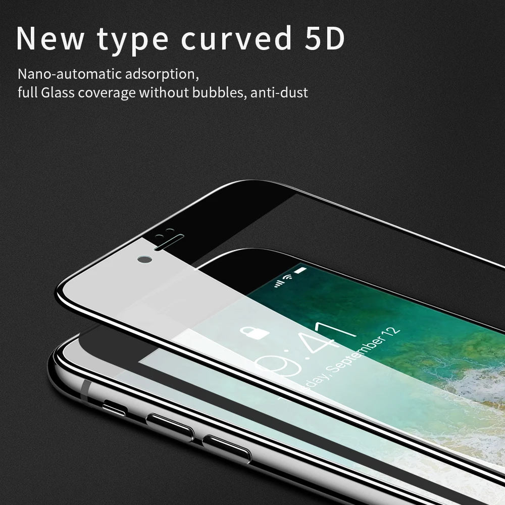  Essager 5D Screen Protector für iPhone 8 7 6 6 S S Plus 03mm Vorne Abdeckung Gehärtetem Glas Für iP