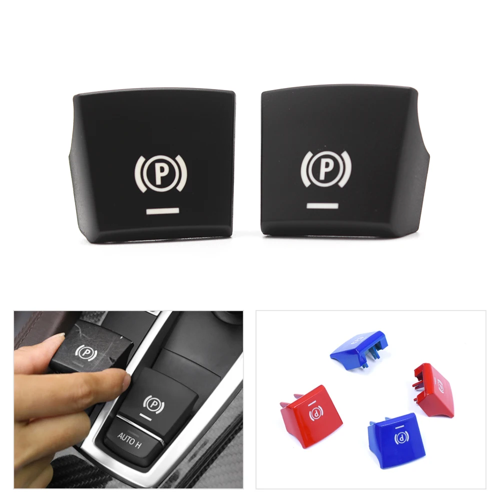 Car Parking Brake P Button Switch Cover For BMW 5 7 Series F01 F02 F07
