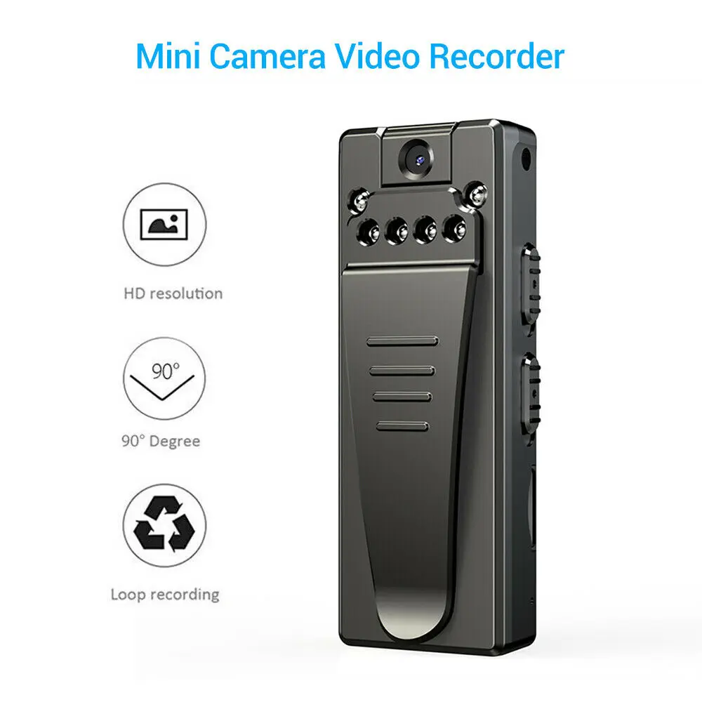 

HD 1080P 5M Infrared 500mAh Mini Camera Camcorder Secret Record Motion Detection Body Cam